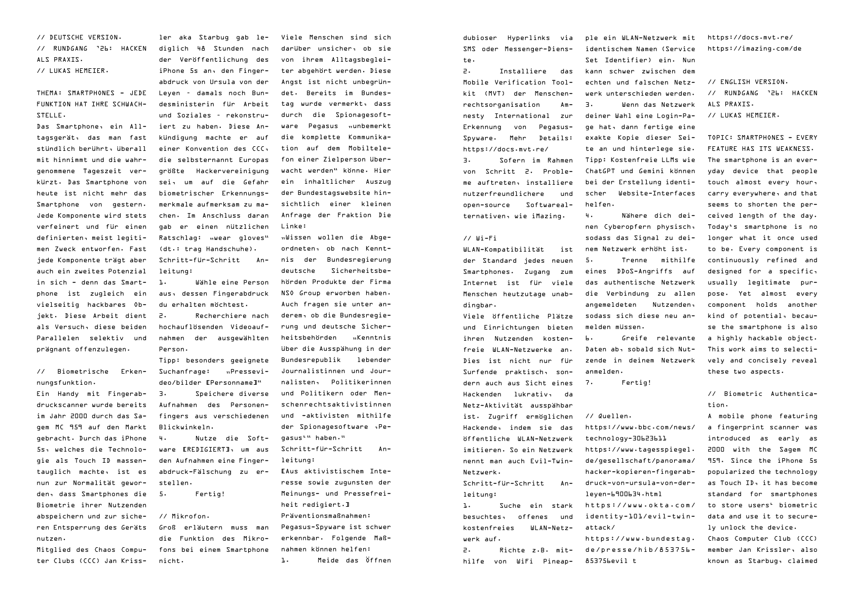 Fanzine Page 4